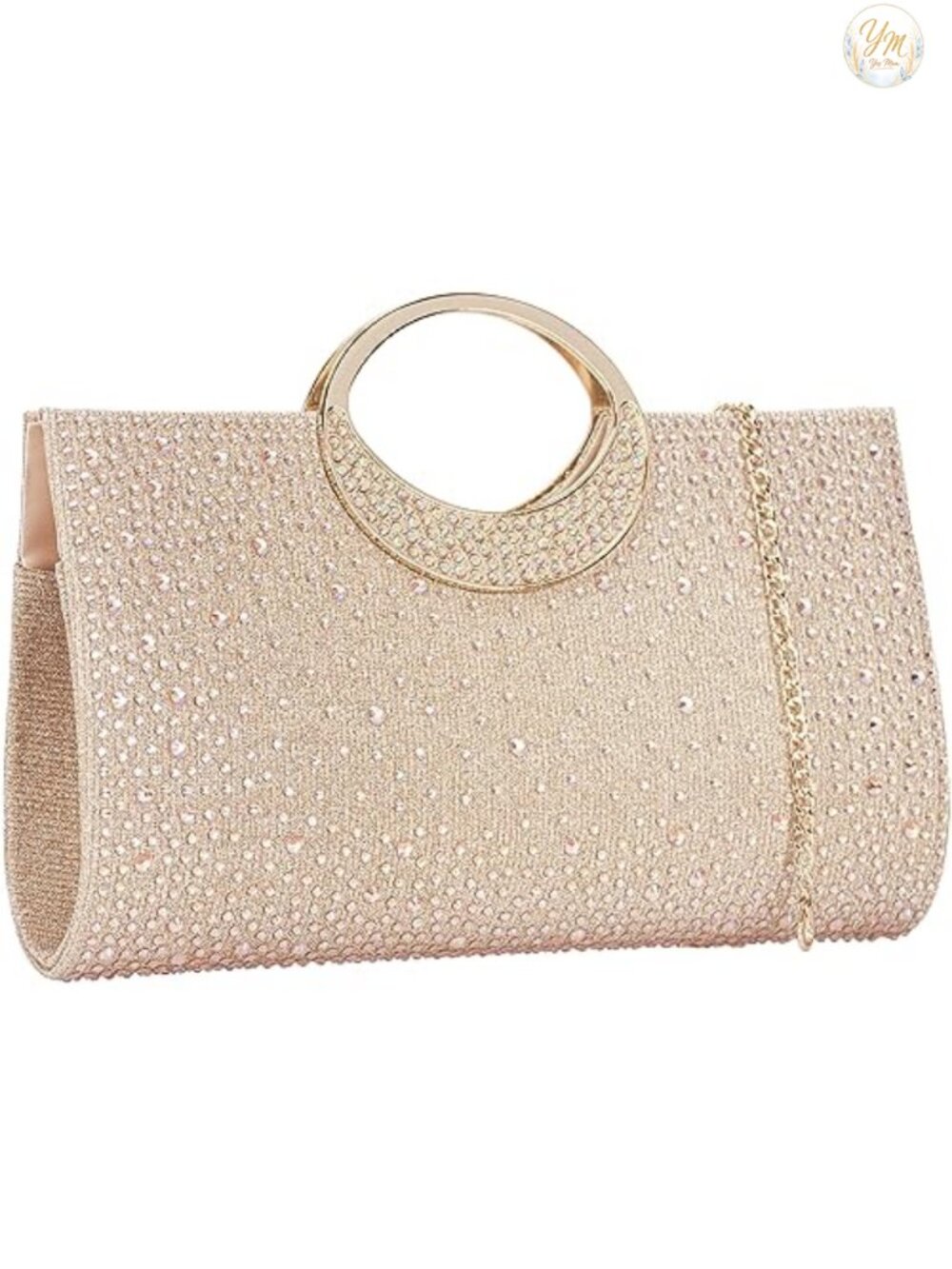 Rhinestone Crystal Clutch Handbag Evening Bag Wedding Party Elegant Purse